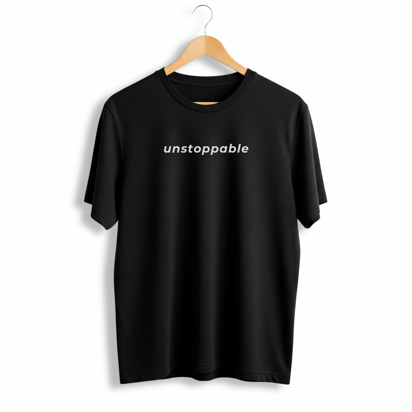 unstoppable T-Shirt | 180 GSM Polyester | Feel-Good Slogan Tee IDHARSE