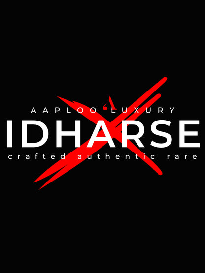 IDHARSE Signature Black Hoodie – Aaploo Luxury