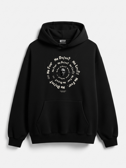 No Defeat Hoodie – Core Black