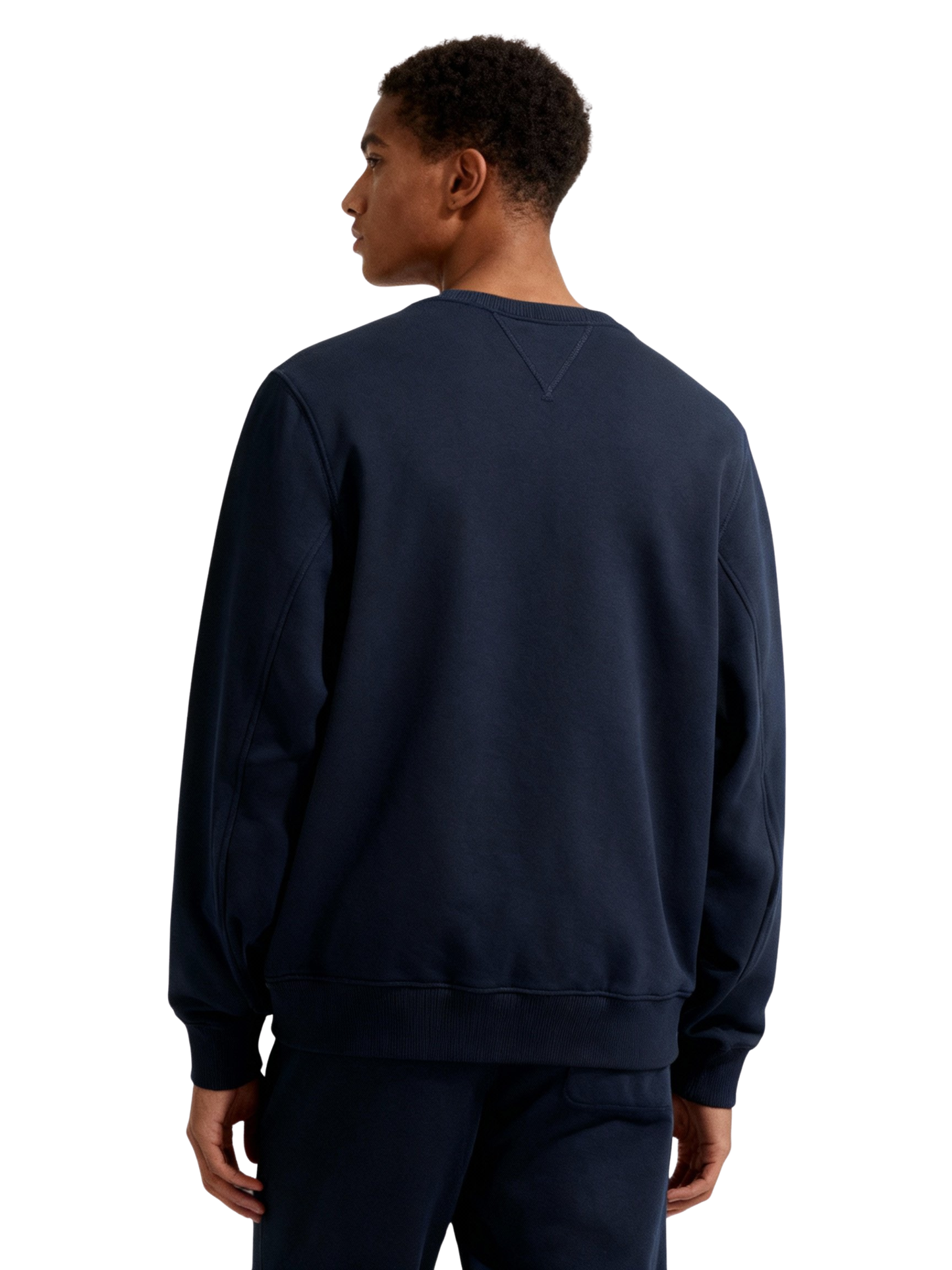 Navy Cotton Sweatshirt | 350 GSM Regular Fit | Aaploo Luxury