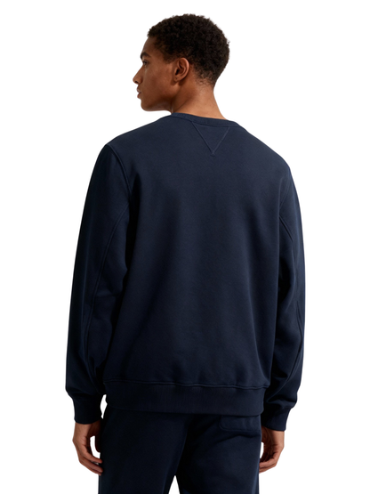 Navy Cotton Sweatshirt | 350 GSM Regular Fit | Aaploo Luxury