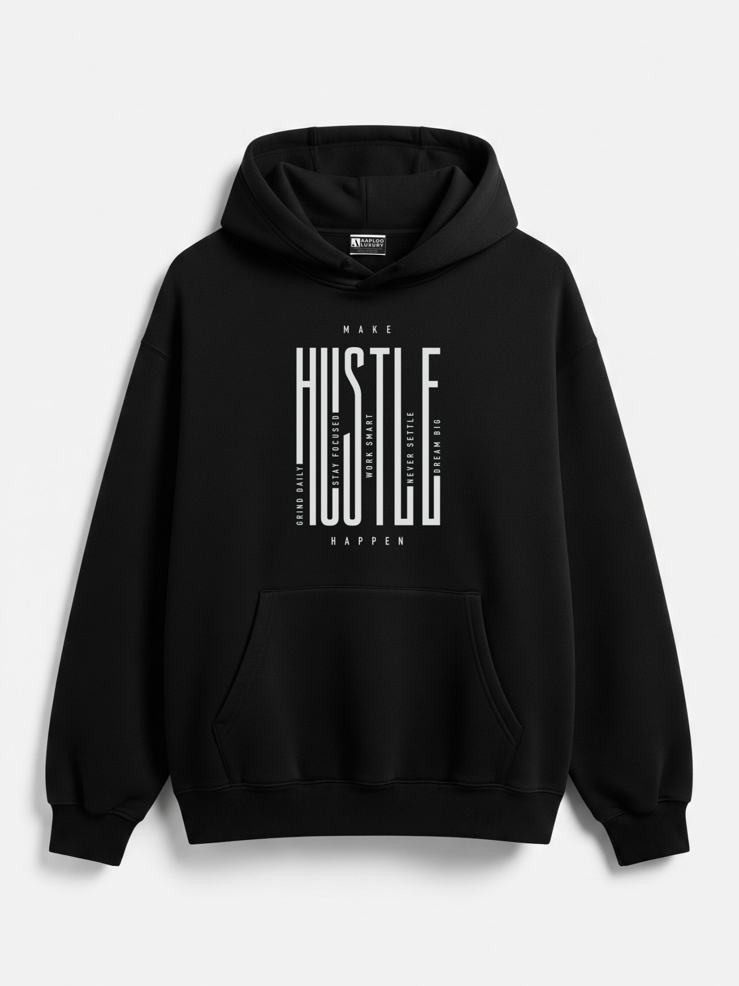 Hustle Statement Hoodie – 400 GSM Heavyweight