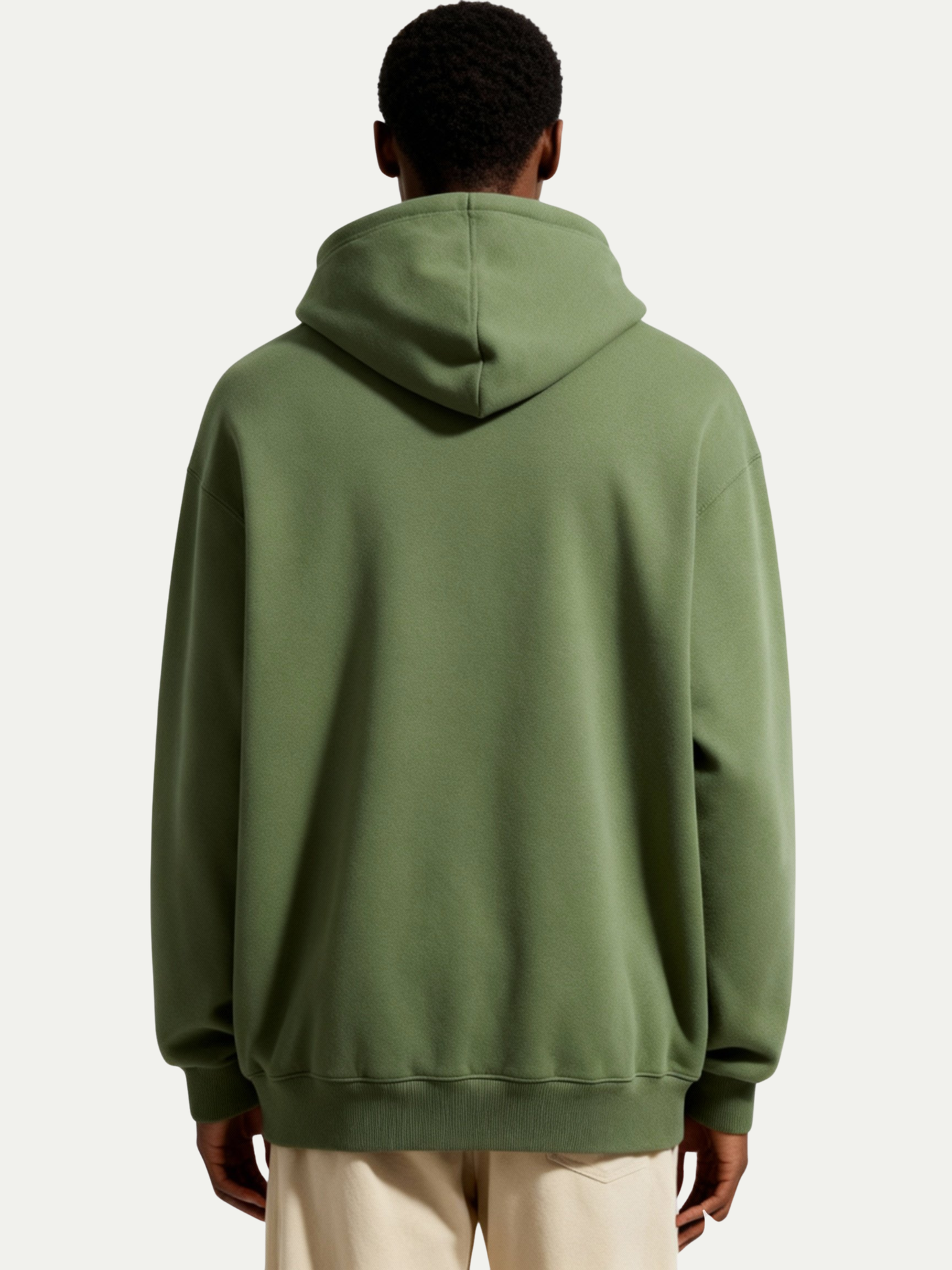 Olive Hoodie – Premium Cotton