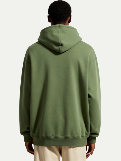 Olive Hoodie – Premium Cotton