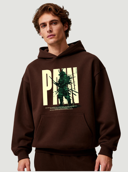 Pain Hoodie – Espresso Brown (Samurai Edition)