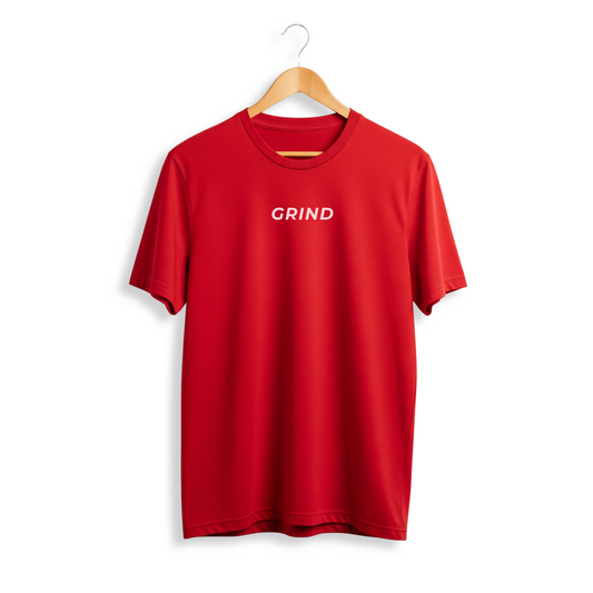 Grind T-Shirt | 180 GSM Polyester | Motivational Activewear Slogan