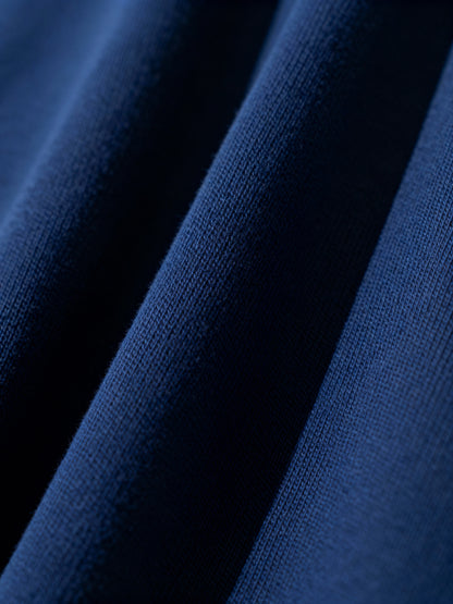 Navy Blue 300 GSM Women’s Relaxed Fit Sweatshirt – Aaploo Luxury