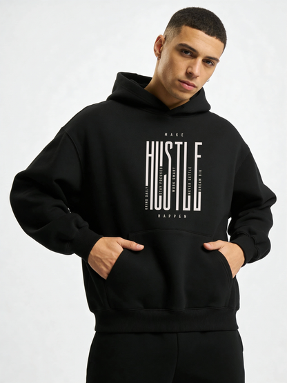 Hustle Statement Hoodie – 400 GSM Heavyweight