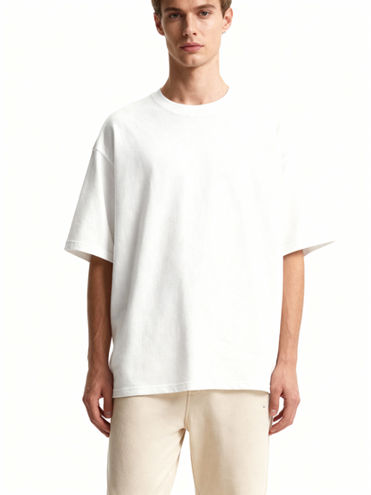 White Oversized Tee