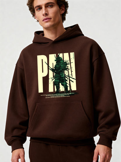Pain Hoodie – Espresso Brown (Samurai Edition)