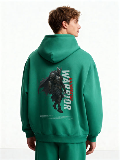 Undefeated Warrior Hoodie – Emerald Green