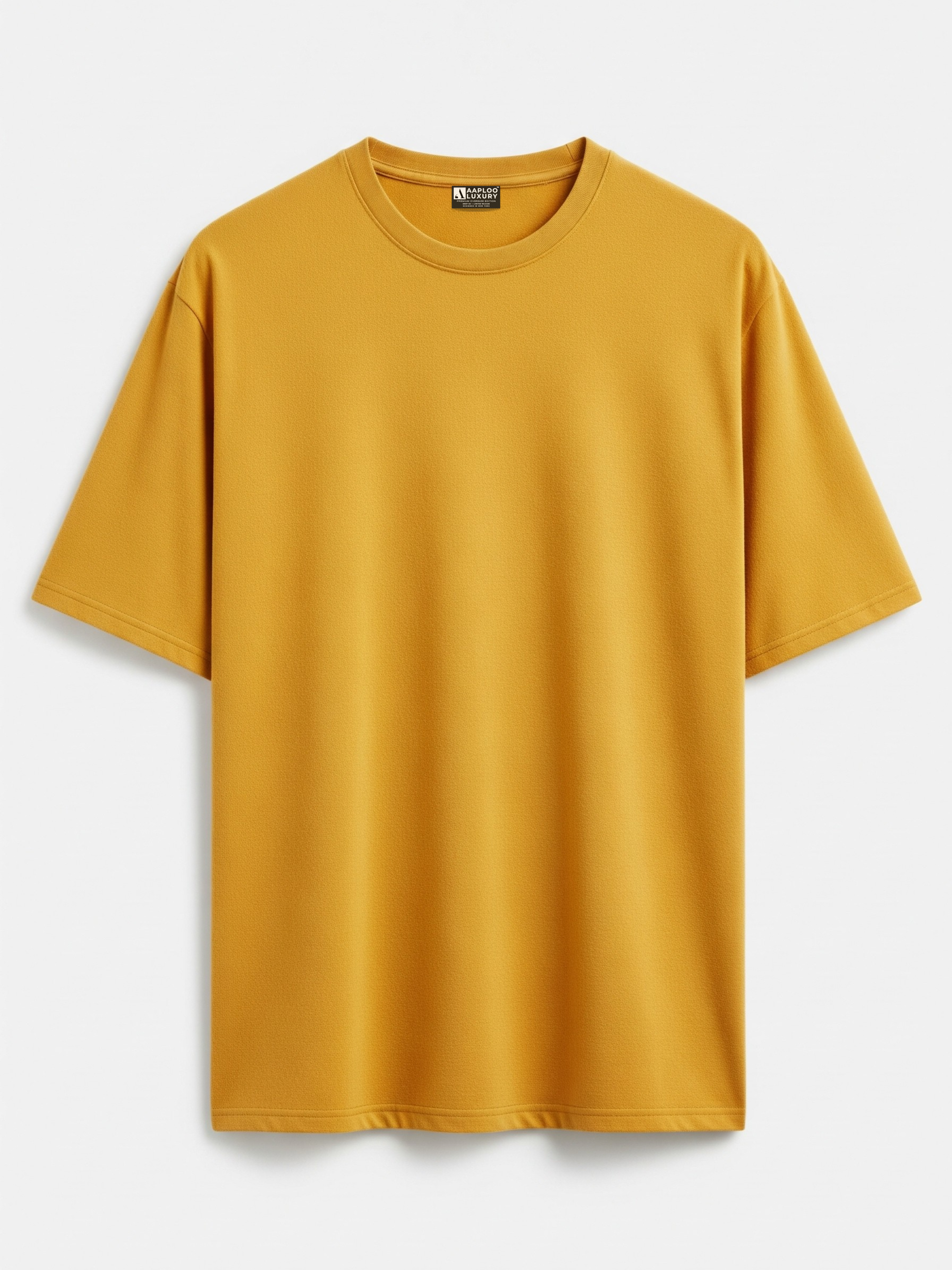 Yellow t-shirt on a white background