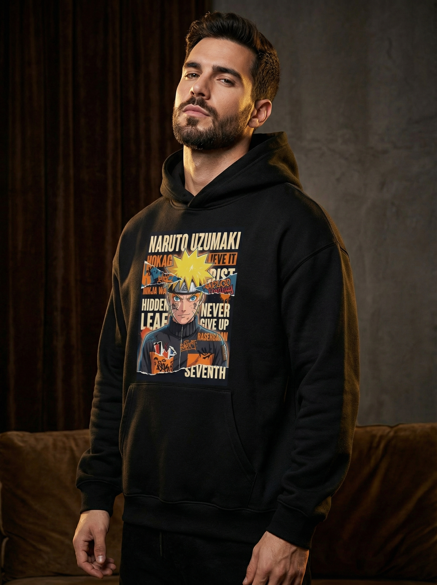 SEVENTH HOKAGE LEGACY HOODIE – NARUTO UZUMAKI | AAPLOO LUXURY × ANIME LIMITED EDITION