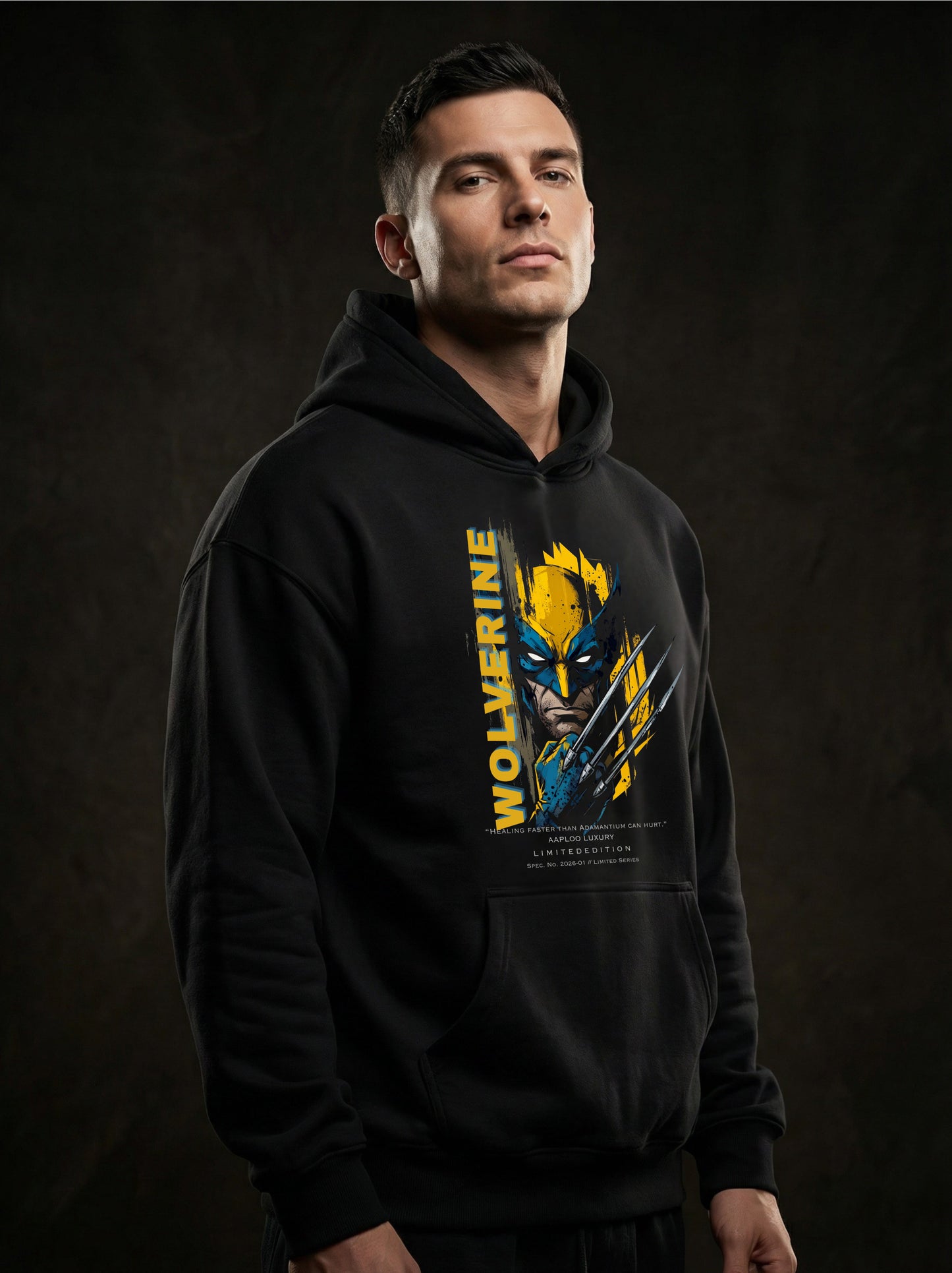 IDHARSE × AAPLOO LUXURY – WOLVERINE INSPIRED FEROCITY HOODIE | JANUARY LIMITED EDITION
