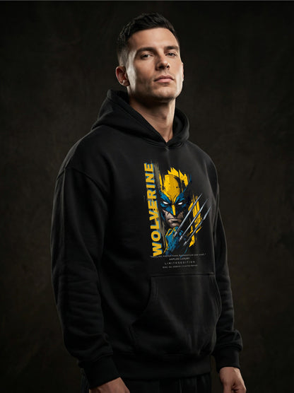 IDHARSE × AAPLOO LUXURY – WOLVERINE INSPIRED FEROCITY HOODIE | JANUARY LIMITED EDITION