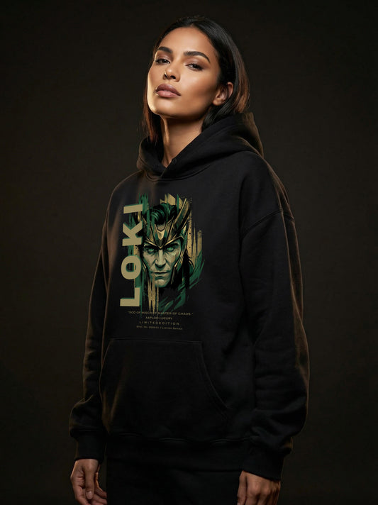 IDHARSE × AAPLOO LUXURY – LOKI INSPIRED TRICKSTER HOODIE | JANUARY LIMITED EDITION