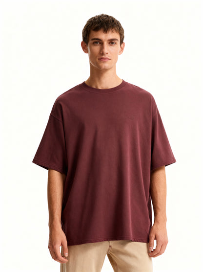 Wine Oversized Tee